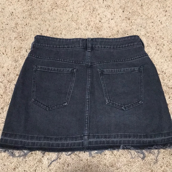 Black Jean Skirt - Picture 3 of 3